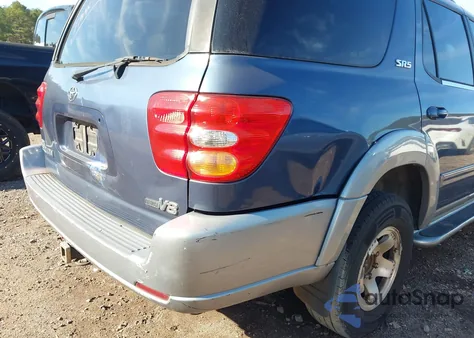 2002 Toyota Sequoia Sr5 V8 z USA, uszkodzony, nr VIN 5TDZT34A02S121503